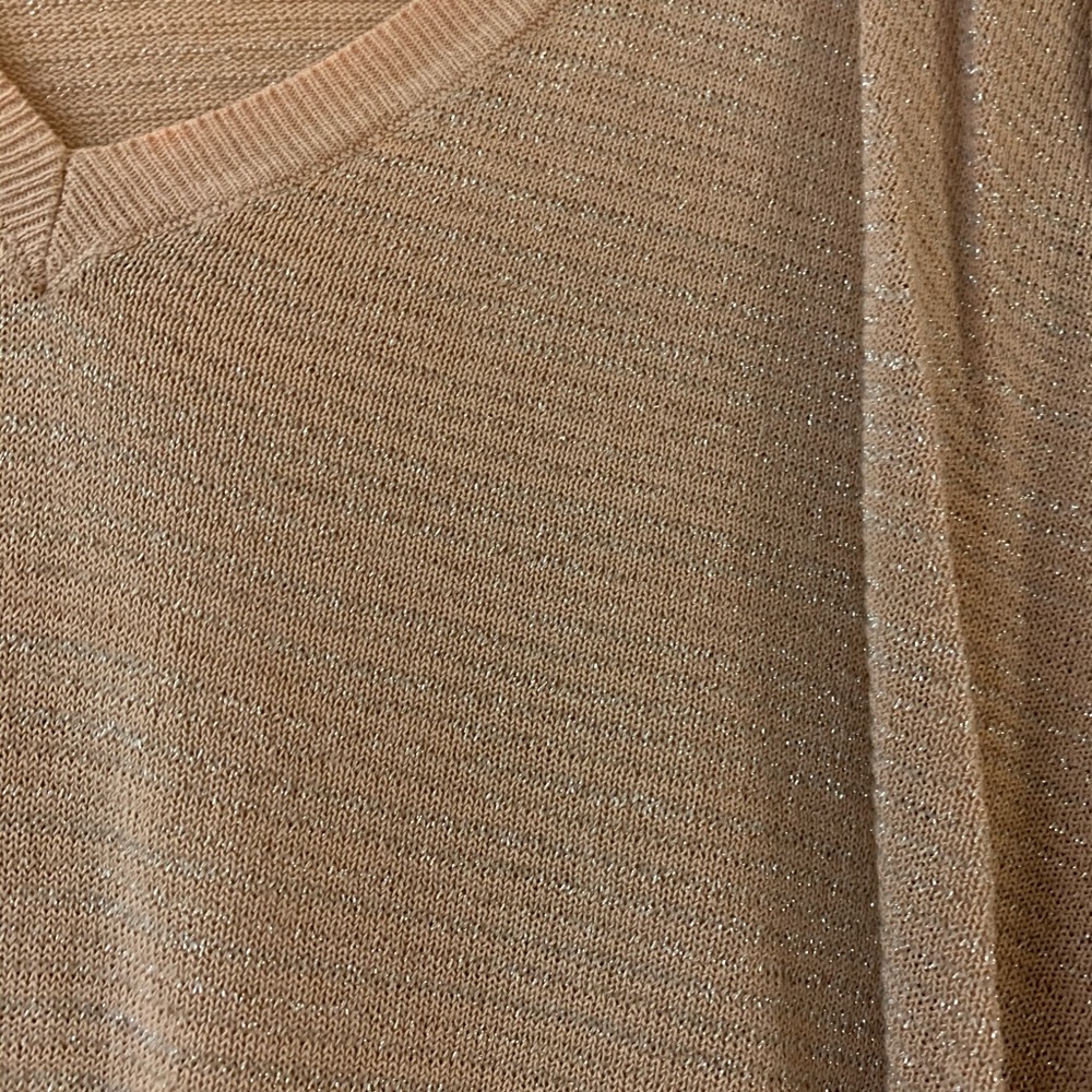 Gap Pink Shimmer Sweater top - Picture 2 of 2